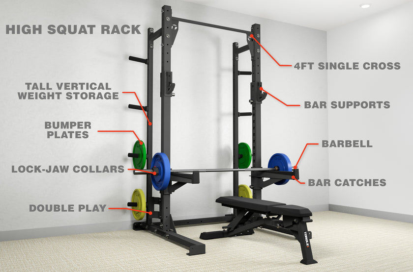 High Squat Rack - Club Combo Package