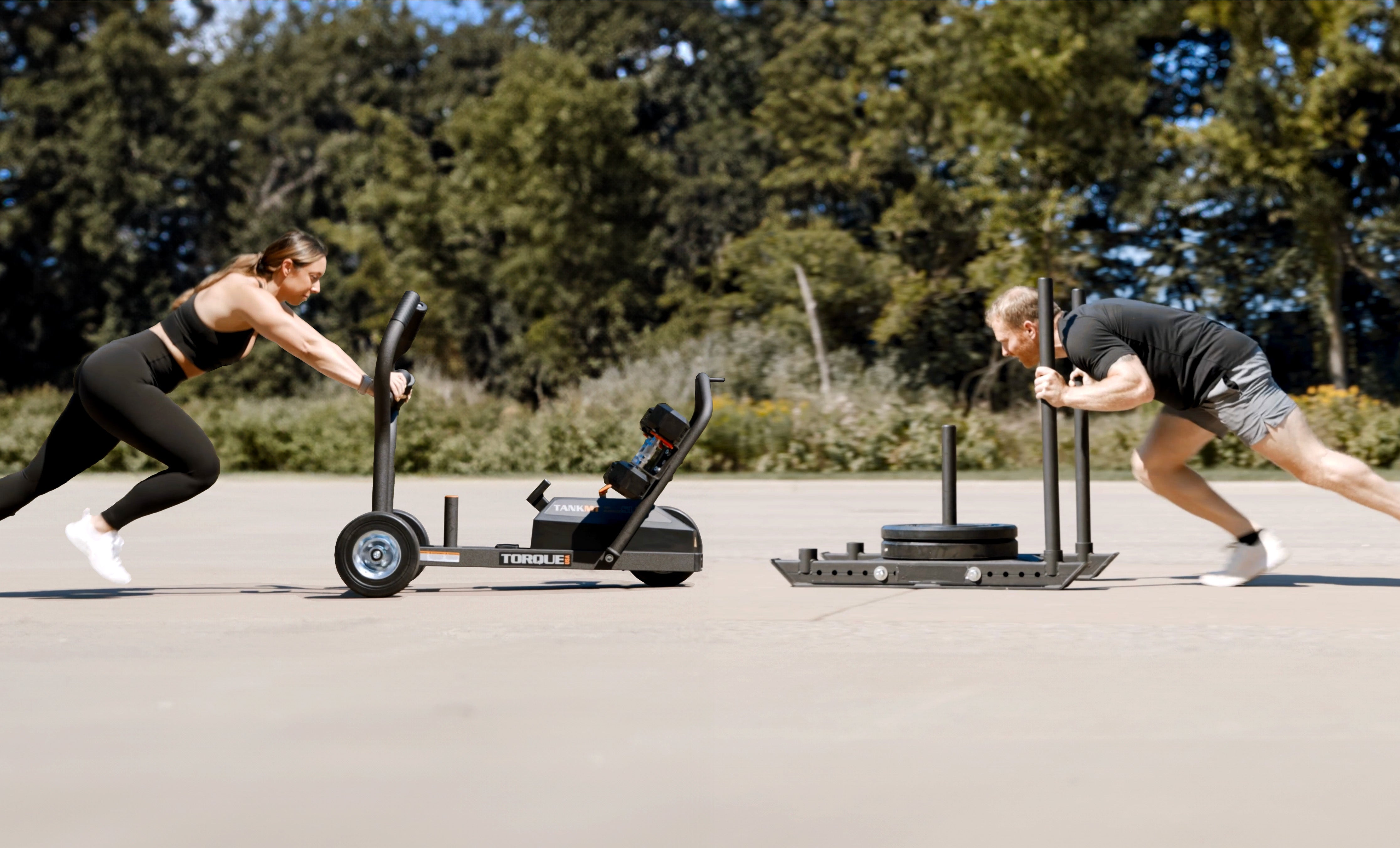 Workout sled for concrete sale