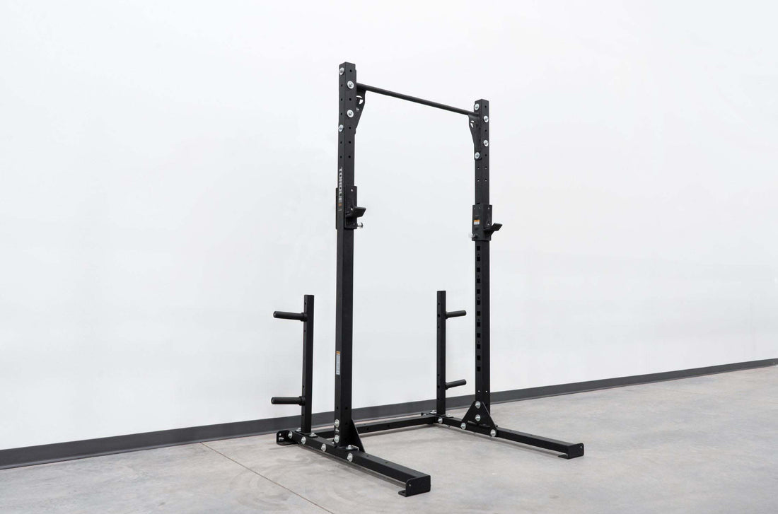 High Squat Rack with Weight Storage